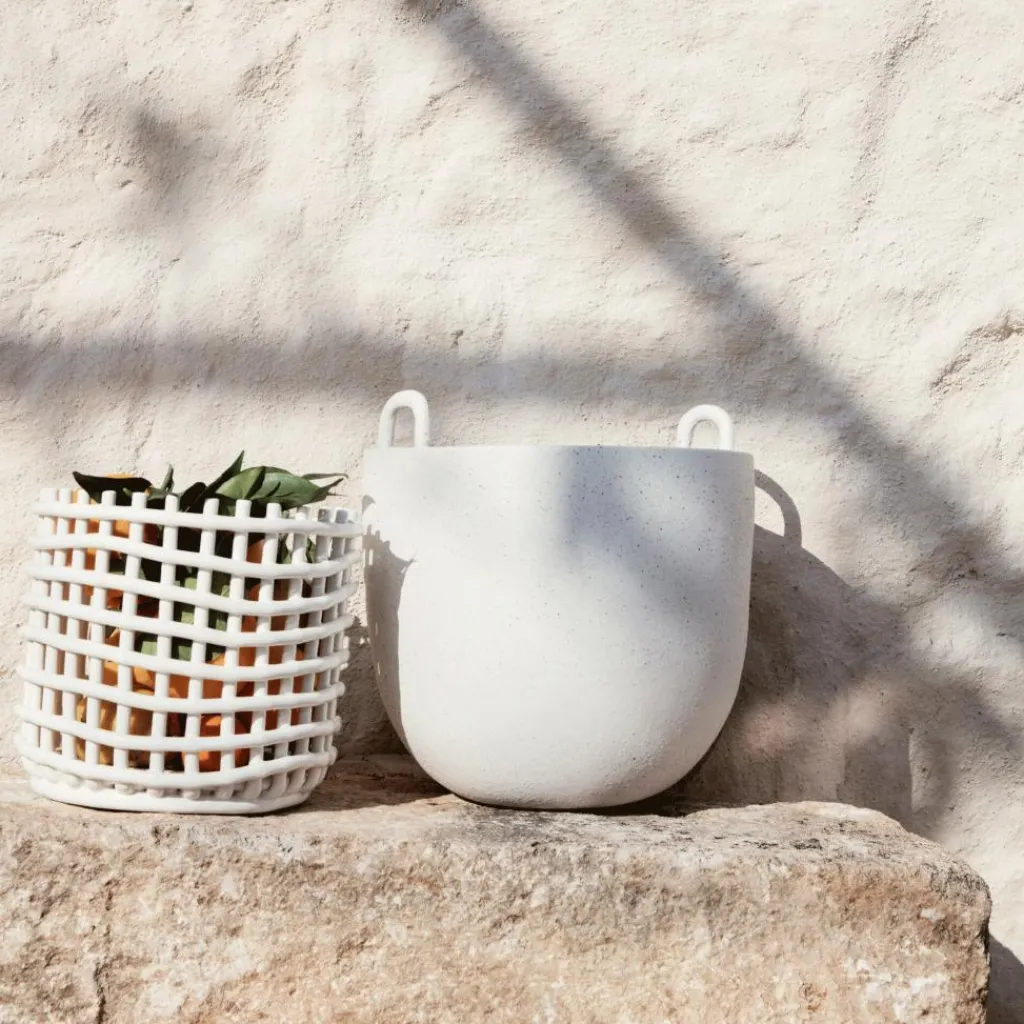Ferm Living Keramik Korb L| Körbe & Taschen