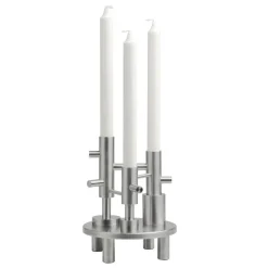 Kerzenständer^Fritz Hansen Kerzenhalter L Edelstahl