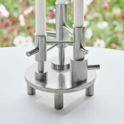 Kerzenständer^Fritz Hansen Kerzenhalter L Edelstahl