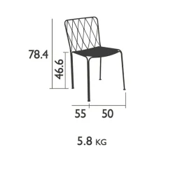 Stühle|Gartenstühle^Fermob Kintbury Gartenstuhl