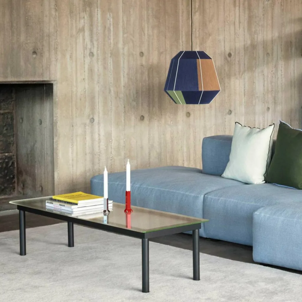 Beistelltische|Tische^HAY Kofi Couchtisch Gestell Eiche schwarz lackiert 140x50cm