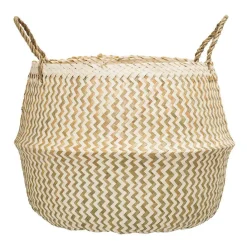 Körbe & Taschen^Bloomingville Korb Seegras Ø 42cm