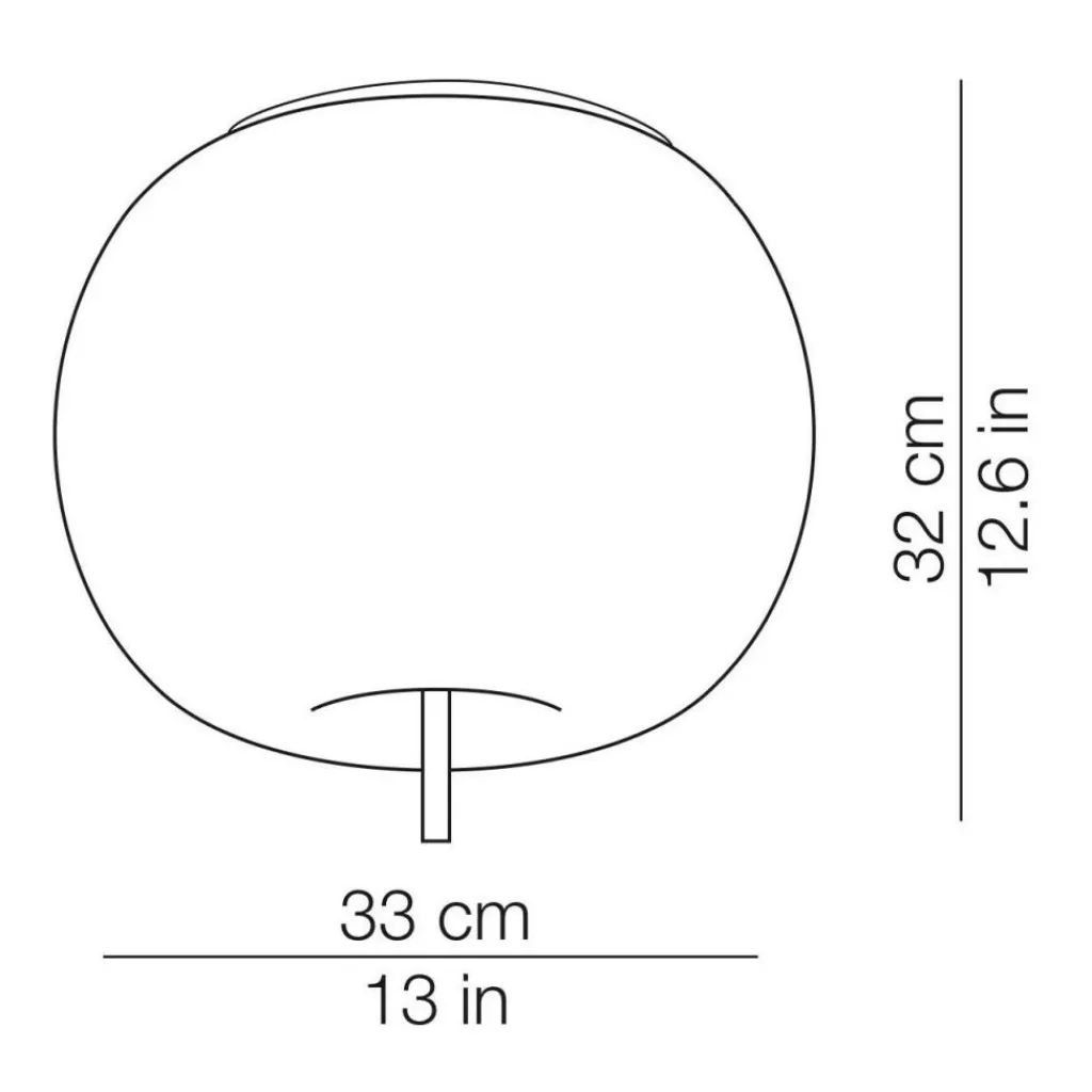 Deckenleuchten^Kdln Kushi 33 Wandleuchte/ Deckenleuchte