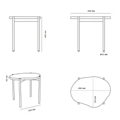 Tische^Woud La Terra Beistelltisch S