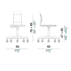 Lapalma Lab S70 Bürostuhl 76-89cm| Bürostühle