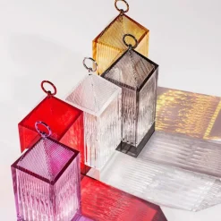 Outdoor-Akkuleuchten|Outdoor-Akkuleuchten^Kartell Lantern LED Tischleuchte mit Akku