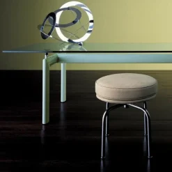 Esstische^Cassina LC6 Table tube d’avion