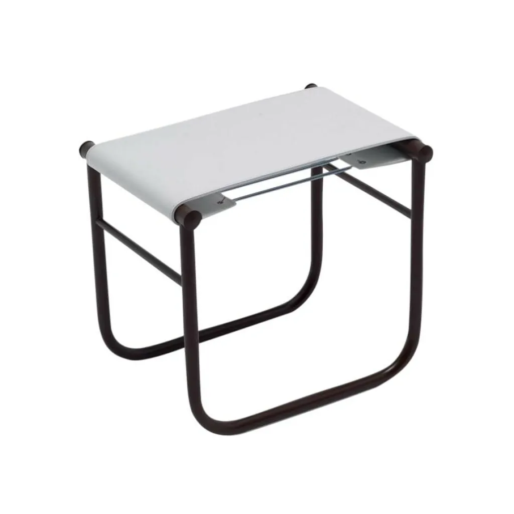 Hocker^Cassina LC9 Tabouret Leder
