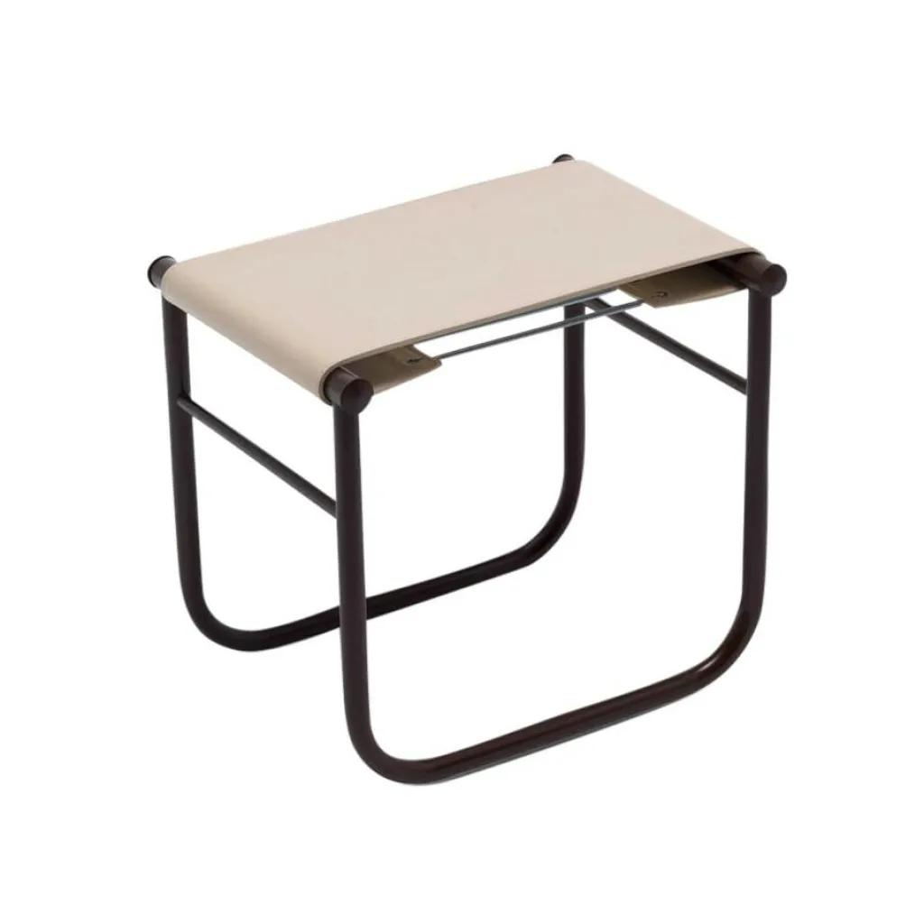 Hocker^Cassina LC9 Tabouret Leder