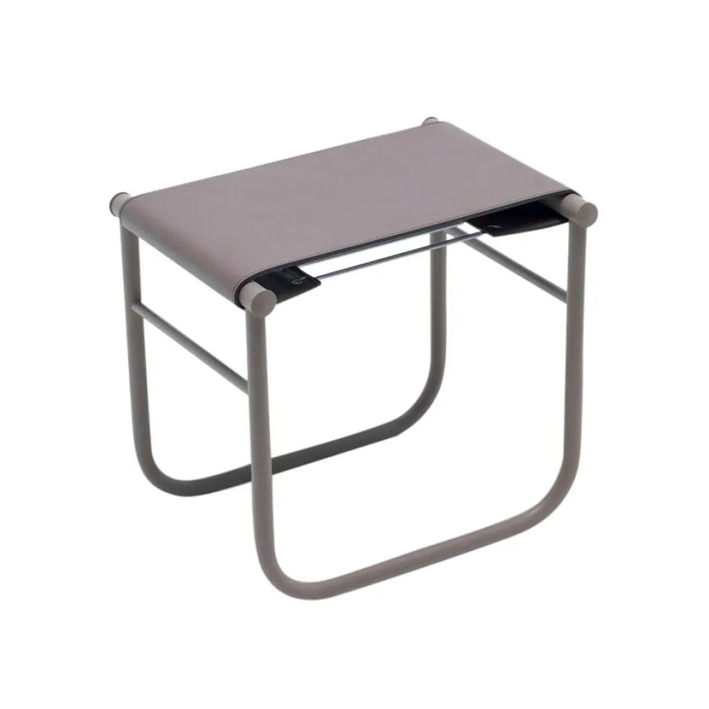 Hocker^Cassina LC9 Tabouret Leder