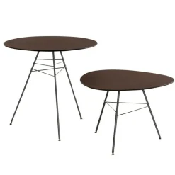 Garten-Bistrotische^Arper Leaf Gartentisch dreieckig H74