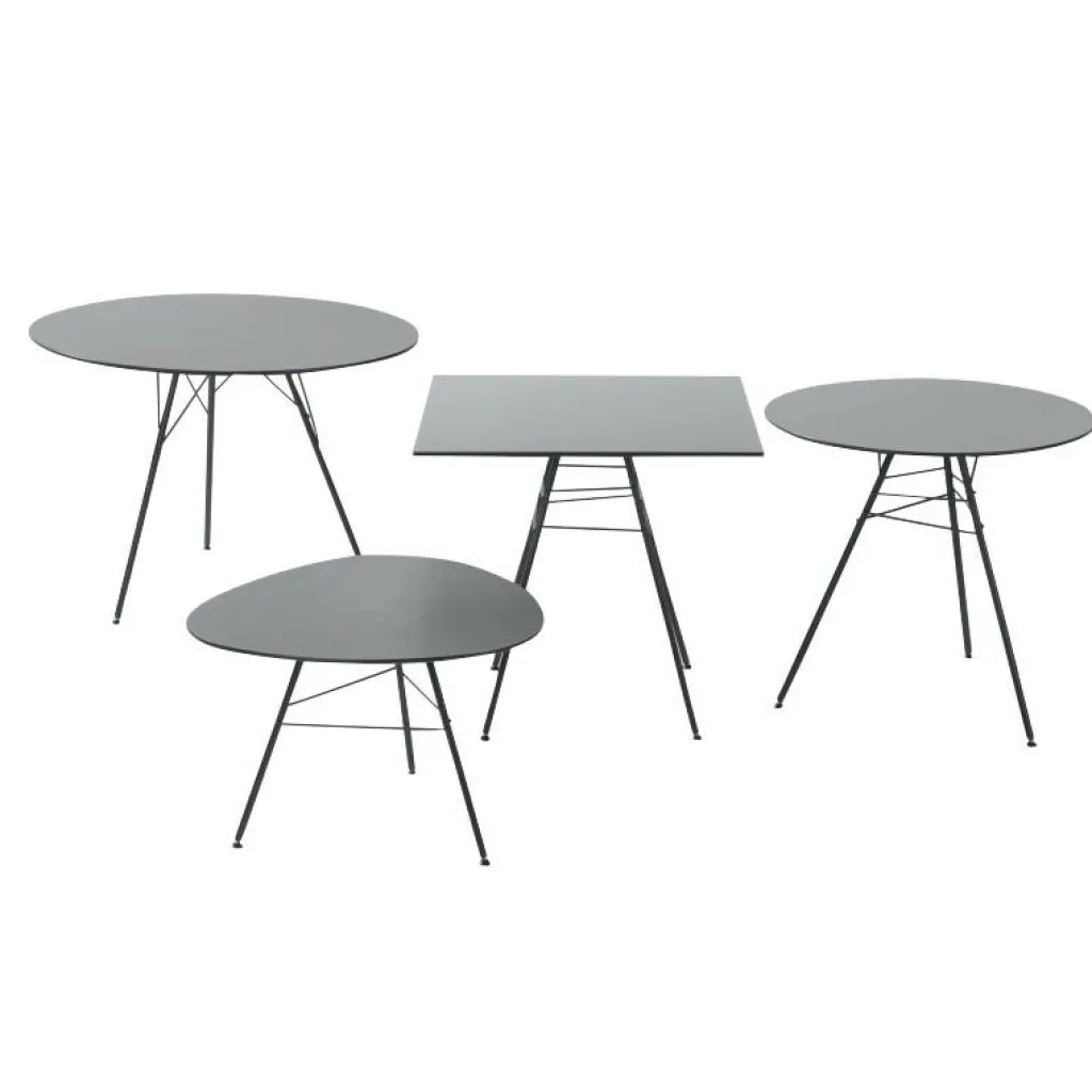 Gartentische|Garten-Bistrotische^Arper Leaf Gartentisch quadratisch