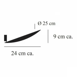 Wandleuchten^Catellani & Smith Lederam WF 25 LED Wandleuchte