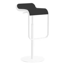 Barhocker^Lapalma LEM S80 Barhocker Gestell Weiß 74-87cm