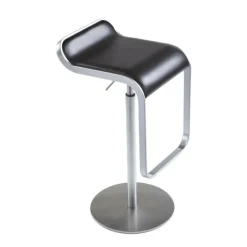 Lapalma LEM S80 Barhocker Sitzfläche Leder 66-79cm| Barhocker