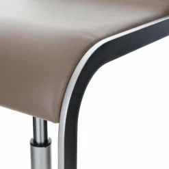 Lapalma LEM S80 Barhocker Sitzfläche Leder 66-79cm| Barhocker