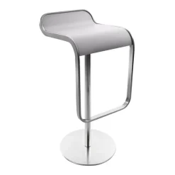 Barhocker^Lapalma LEM S81 Barhocker Sitzfläche Edelstahl H88cm