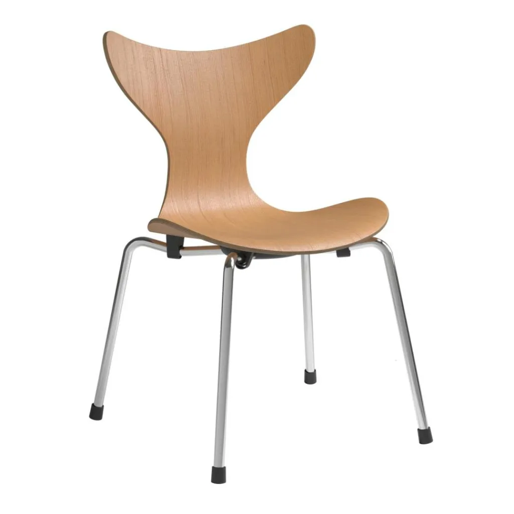 Fritz Hansen Lily™ Kinderstuhl verchromt|Kinder Kinderstühle