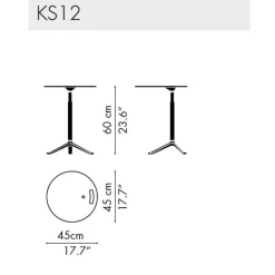 Fritz Hansen Little Friend™ KS12 Beistelltisch Gestell lackiert| Beistelltische|Tische