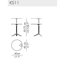Fritz Hansen Little Friend™ KS11 Beistelltisch Gestell lackiert| Beistelltische