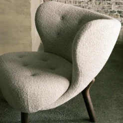 &Tradition Little Petra VB1 Loungesessel Gestell Walnuss| Sessel