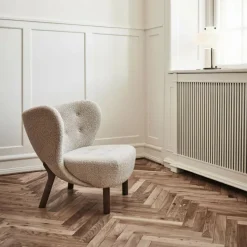 &Tradition Little Petra VB1 Loungesessel Gestell Walnuss| Sessel