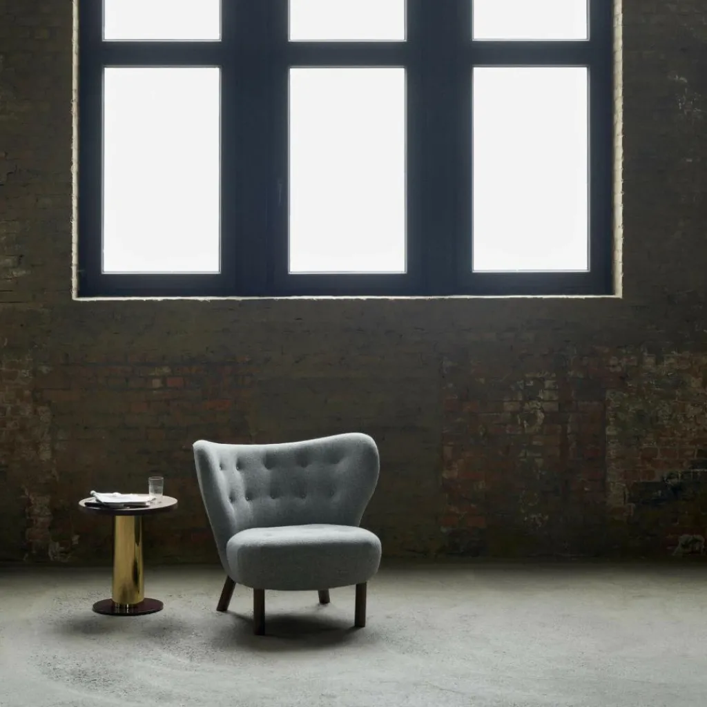 &Tradition Little Petra VB1 Loungesessel Gestell Walnuss| Sessel