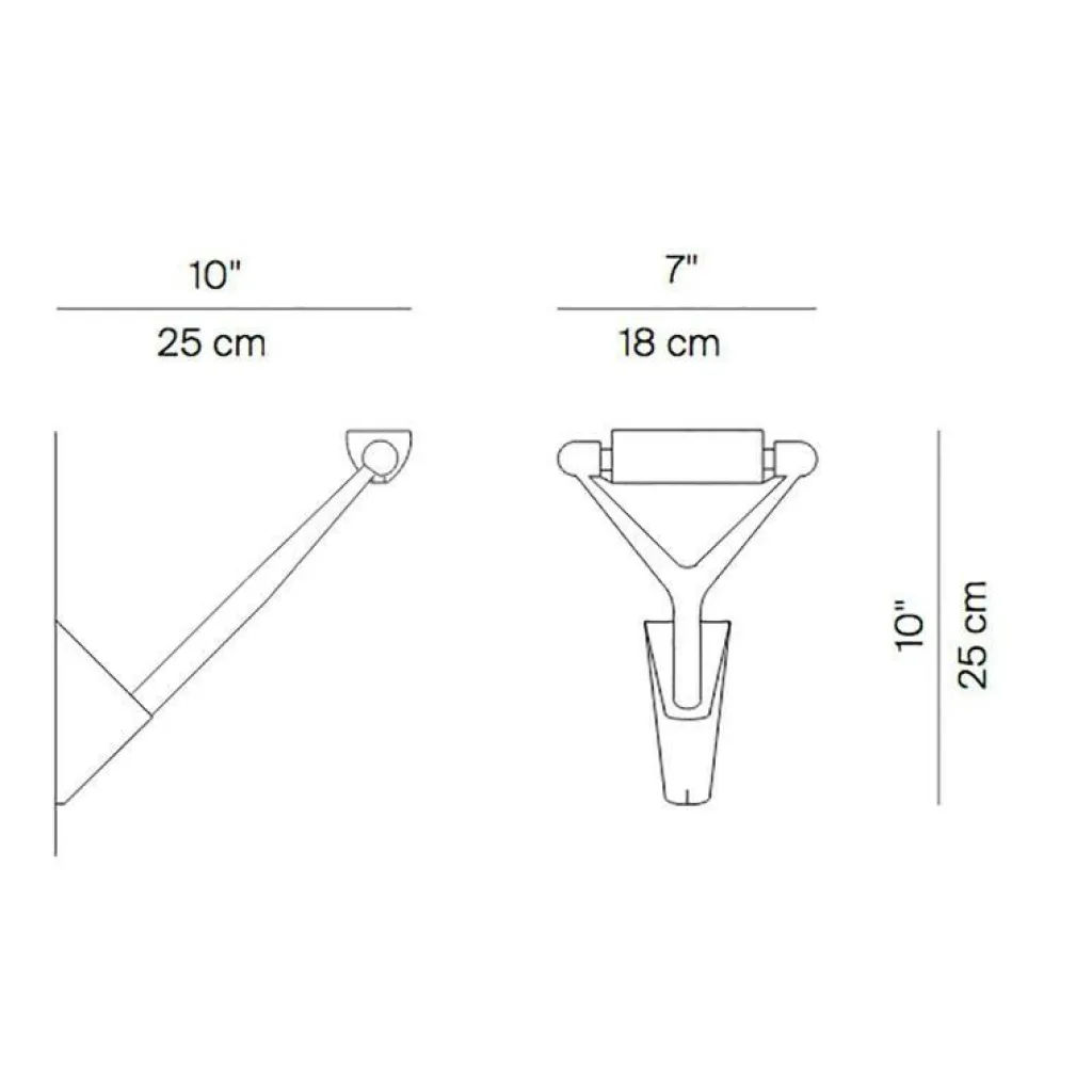Luceplan Lola D15 Parete Wandleuchte| Wandleuchten