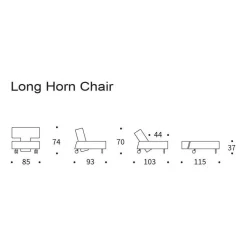 Innovation Living Long Horn Deluxe Excess Sessel| Sessel