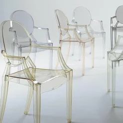 Stühle^Kartell Louis Ghost Armlehnstuhl