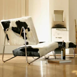 Sessel^Richard Lampert Lounge Chair Loungesessel Kuhfell