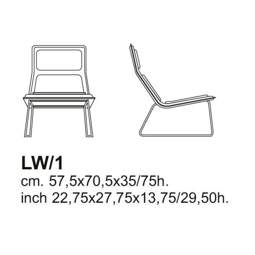 Sessel^Cappellini Low Pad Sessel