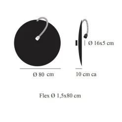 Catellani & Smith Luna Piena 80 Wandleuchte| Wandleuchten