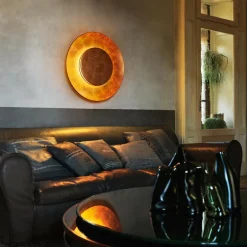 Deckenleuchten^Fontana Arte Lunaire LED Wand-/Deckenleuchte