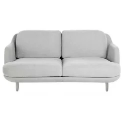 Fritz Hansen Lune™ JH200 2-Sitzer Sofa Füße Aluminium| Sofas