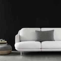Fritz Hansen Lune™ JH200 2-Sitzer Sofa Füße Aluminium| Sofas
