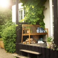 Gartenbänke^FDB Møbler M12 Sammen Gartenbank mit Rückenlehne 2-Sitzer