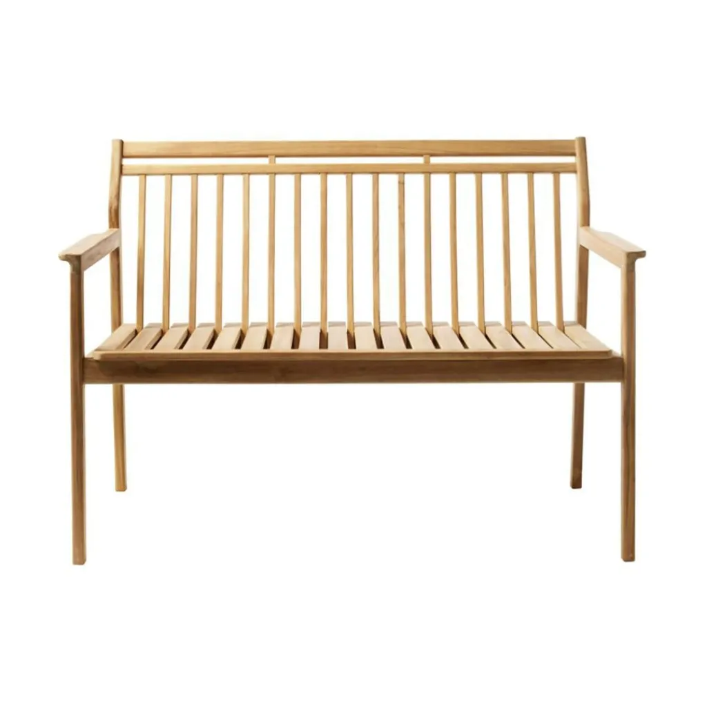 Gartenbänke^FDB Møbler M12 Sammen Gartenbank mit Rückenlehne 2-Sitzer