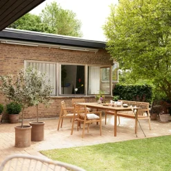 FDB Møbler M11 Sammen Gartenbank mit Rückenlehne 3-Sitzer| Gartenbänke