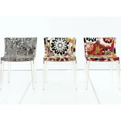 Stühle^Kartell Mademoiselle Stuhl Gestell transparent