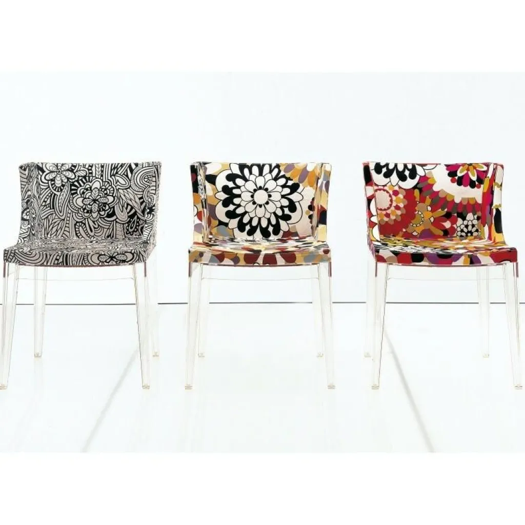 Stühle^Kartell Mademoiselle Stuhl Gestell transparent