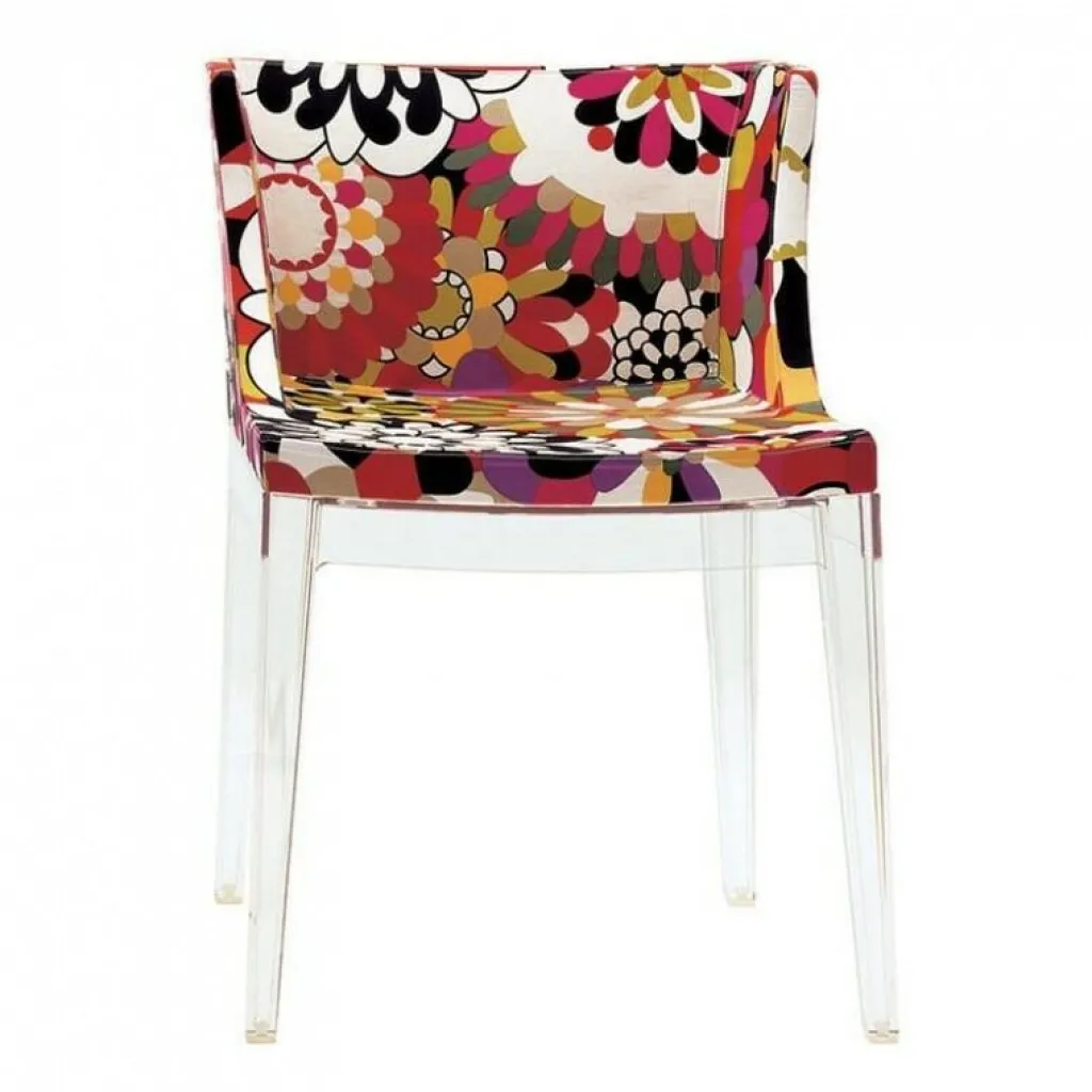 Stühle^Kartell Mademoiselle Stuhl Gestell transparent