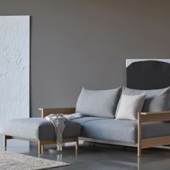 Innovation Living Malloy Wood Ottomane| Hocker