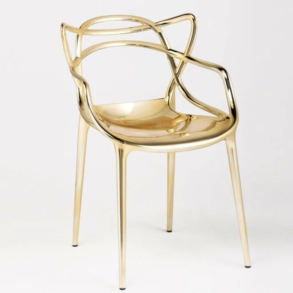 Kartell Masters Metallic Armlehnstuhl| Stühle
