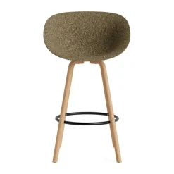 Barhocker^Normann Copenhagen Mat Barstuhl mit Armlehnen 75cm