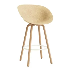 Barhocker^Normann Copenhagen Mat Barstuhl mit Armlehnen 75cm
