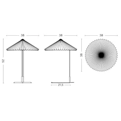 Tischleuchten|Nachttischleuchten^HAY Matin LED Tischleuchte L