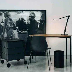 Stühle^Kartell Maui Stuhl Gestell Stahlrohr schwarz lackiert