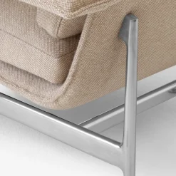 &Tradition Meantime AV29 Lounge Chair Gestell Aluminium| Sessel