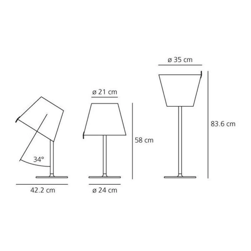 Tischleuchten^Artemide Melampo Tavolo Tischleuchte